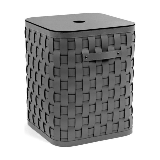 Demetra Large Square Basket with Flat Lid