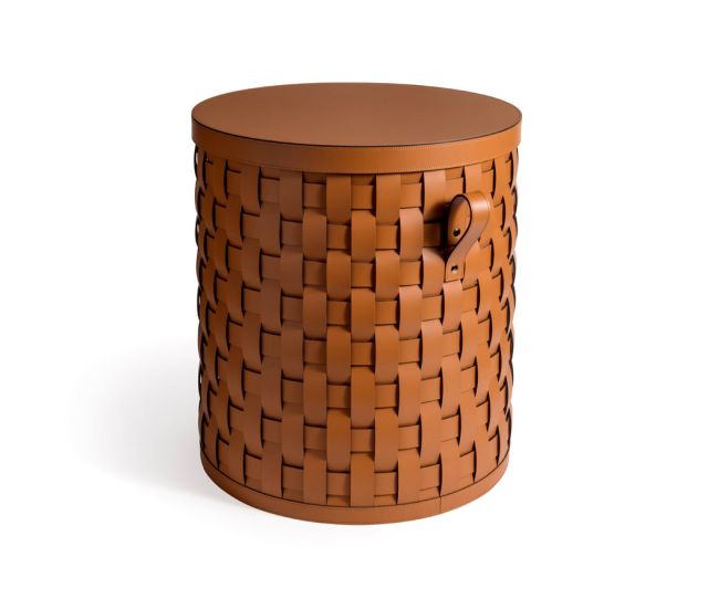 Demetra Short Round Basket