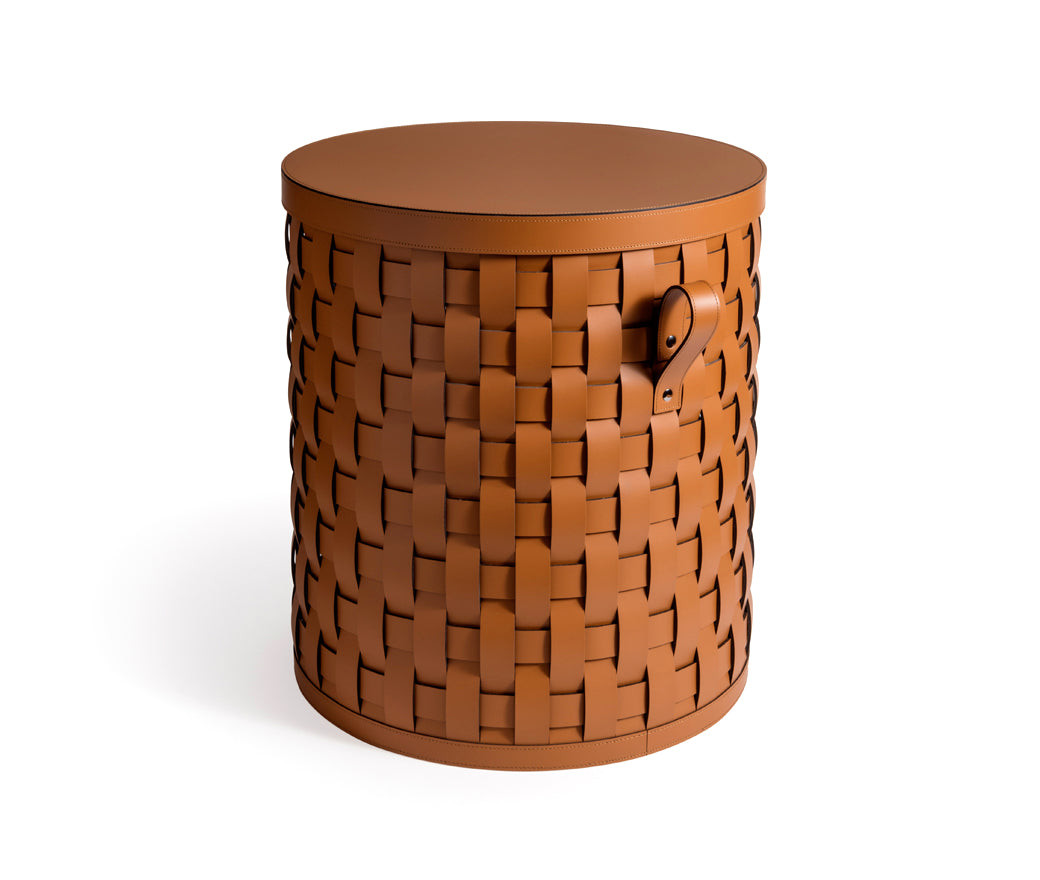 Demetra Short Round Basket
