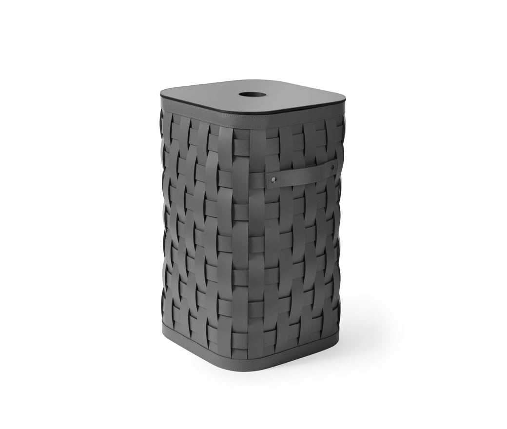 Demetra Small Square Basket with Flat Lid
