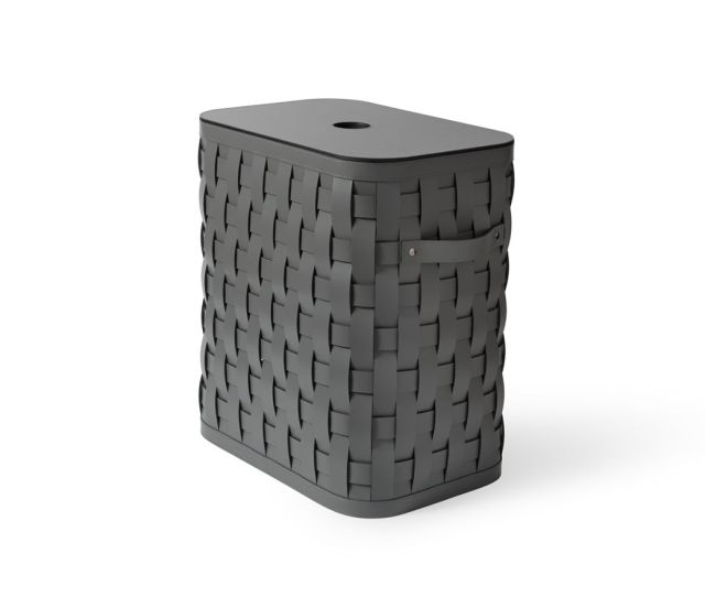Demetra Tall Rectangular Basket with Flat Lid