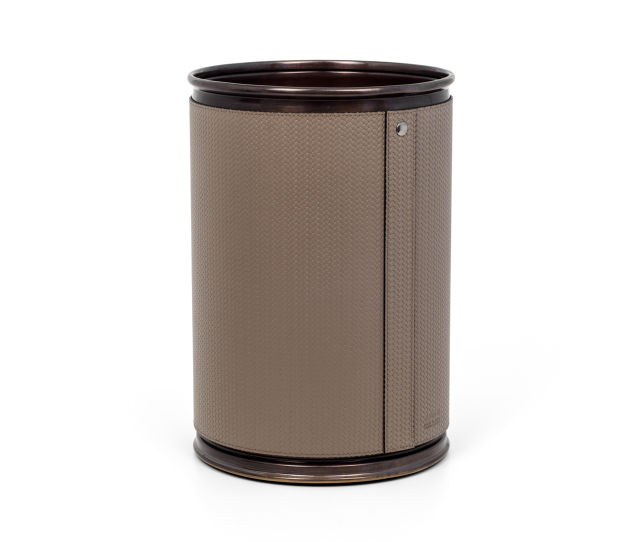 Round Metal Bin