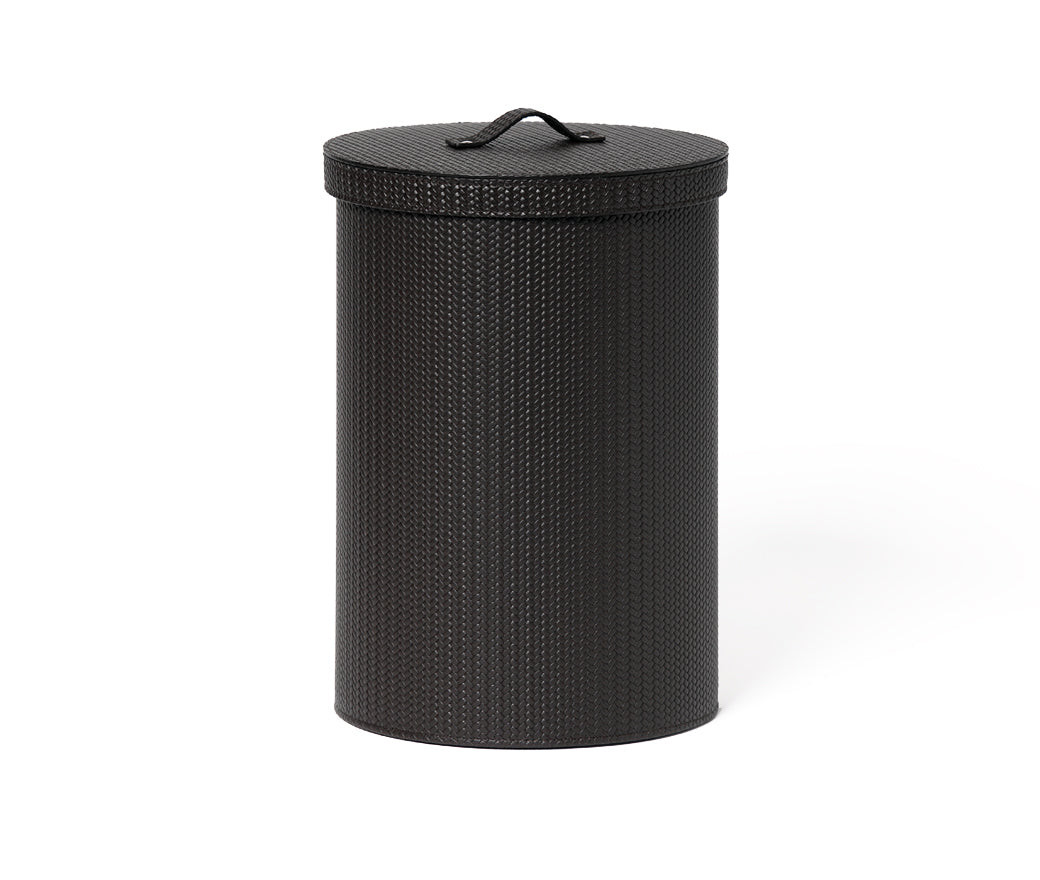 Round Paper Bin with Lid