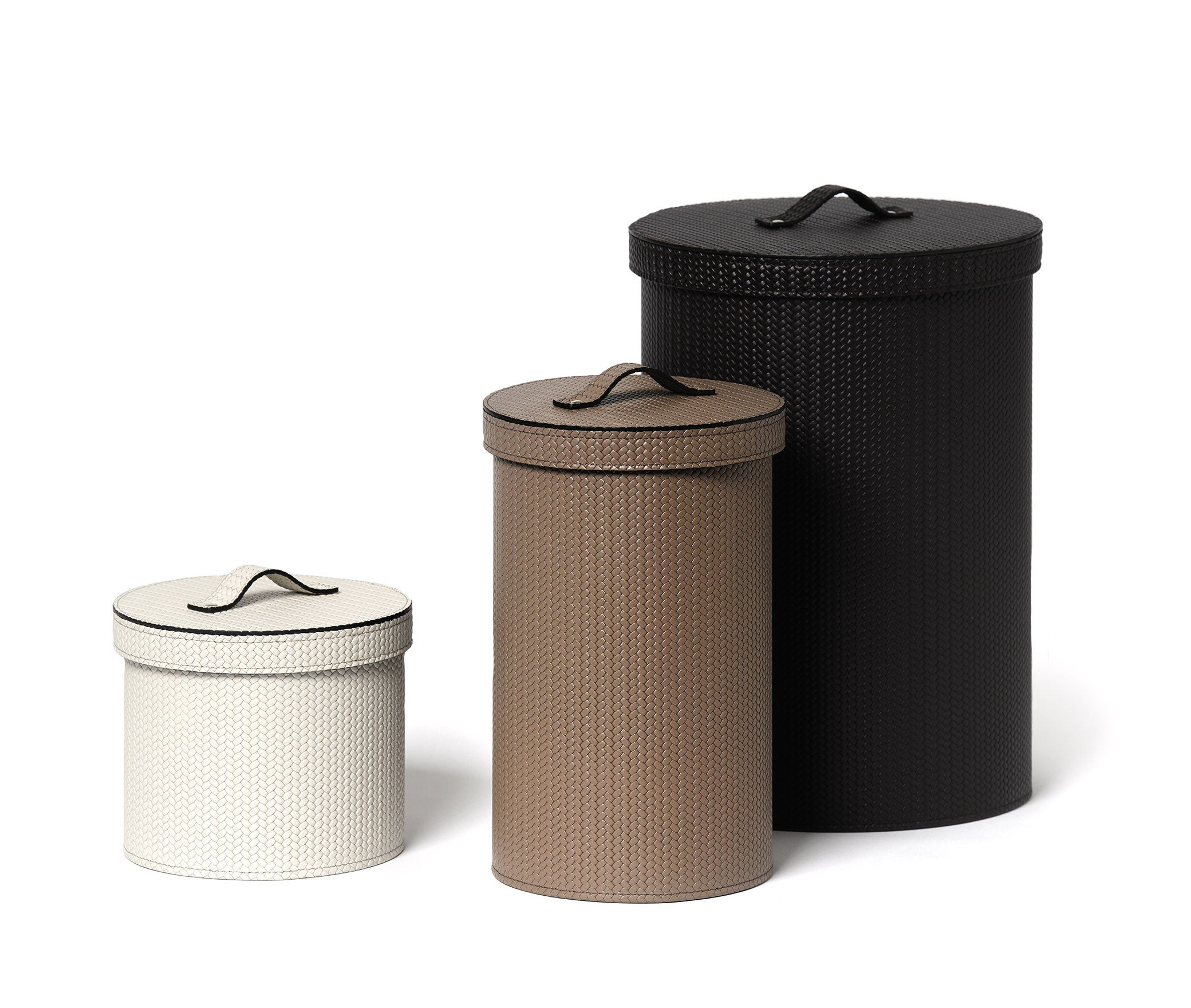 Round Paper Bin with Lid