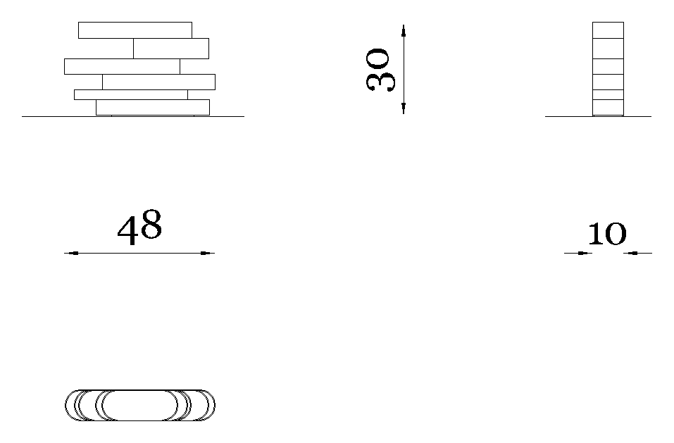Bijoux Table — Dimensions 1