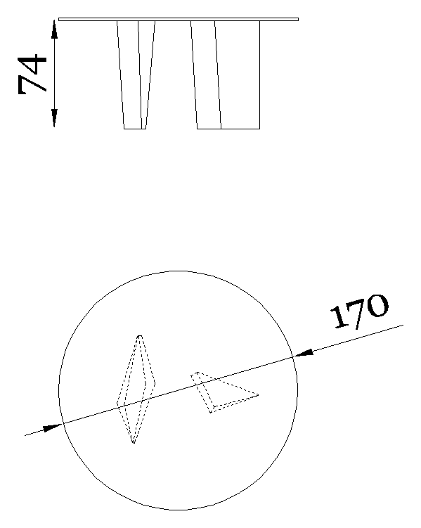 Blanco Round — Dimensions 1