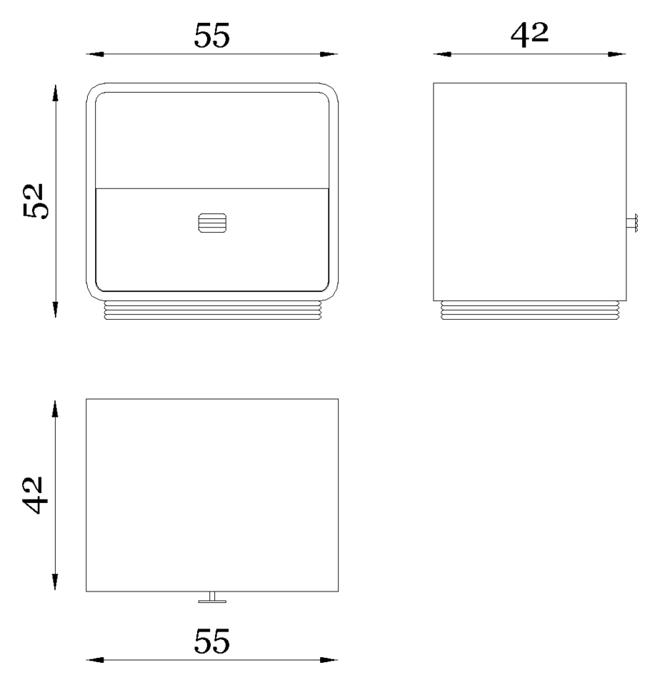 Rugiano Club Storage — Dimensions 1