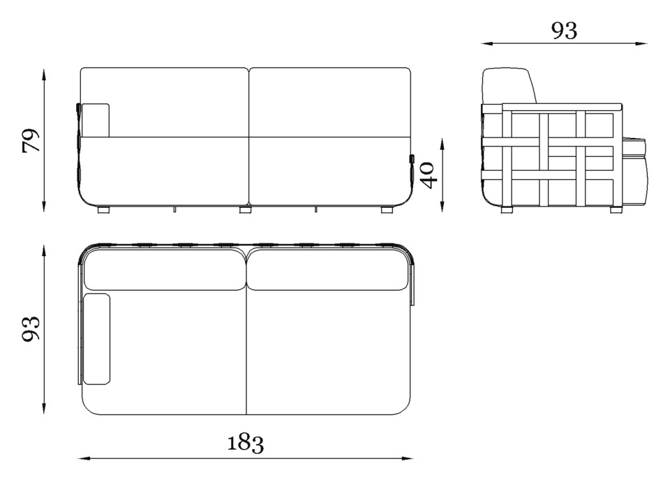 Dafne 2P — Dimensions 2