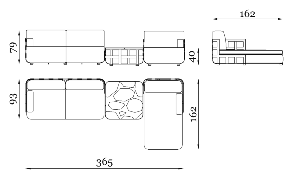 Dafne 2P — Dimensions 3