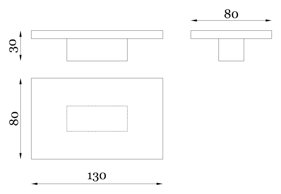 Rugiano Decoro Coffee table — Dimensions 3