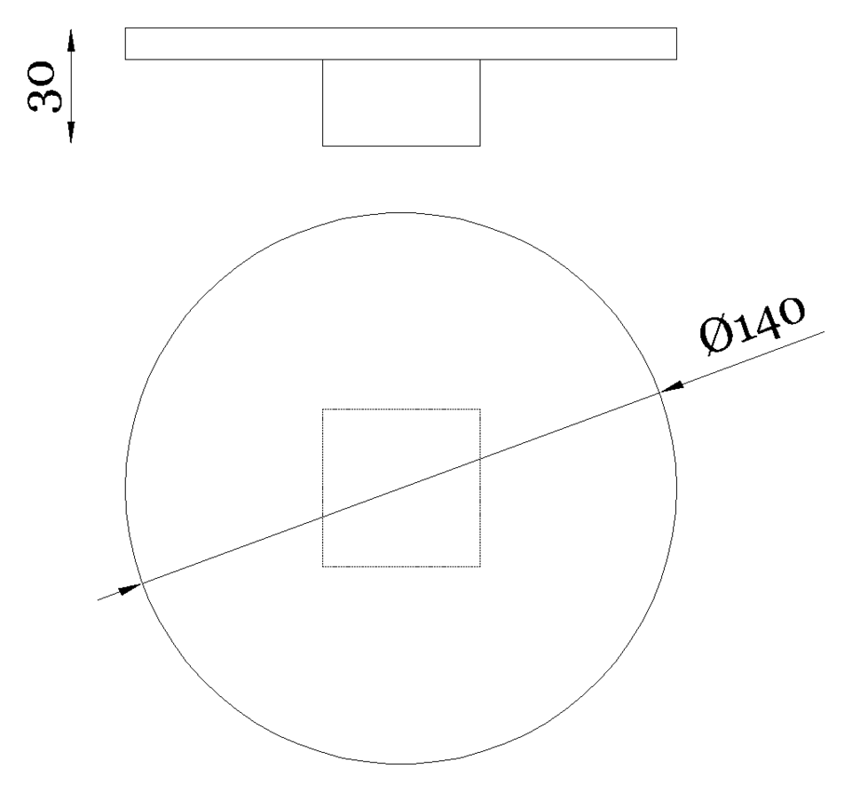 Rugiano Decoro Coffee table — Dimensions 4
