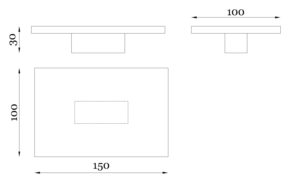 Rugiano Decoro Coffee table — Dimensions 6