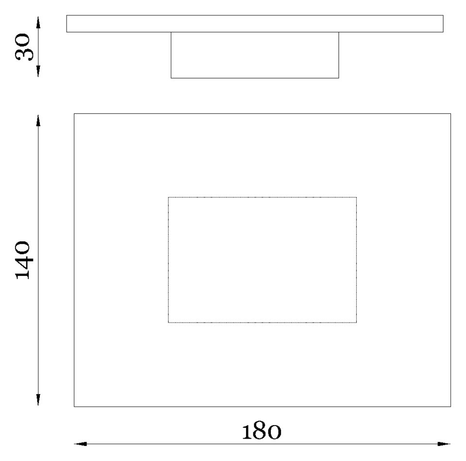 Rugiano Decoro Coffee table — Dimensions 7