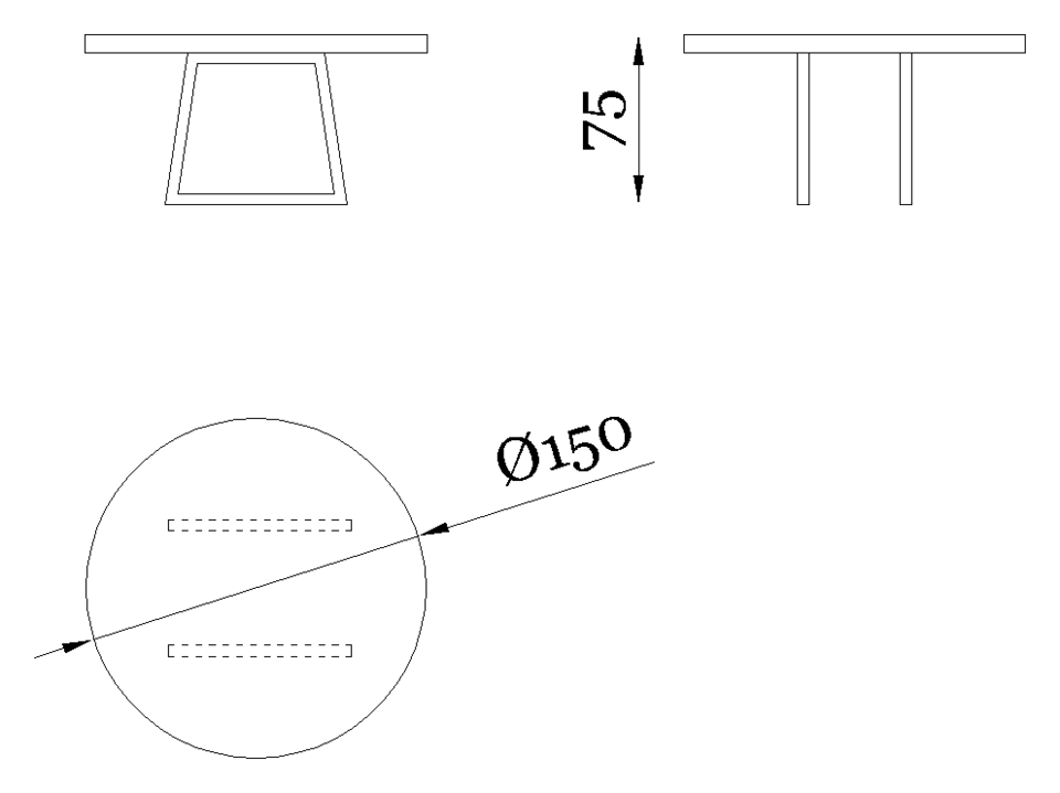 Decoro Round — Dimensions 1