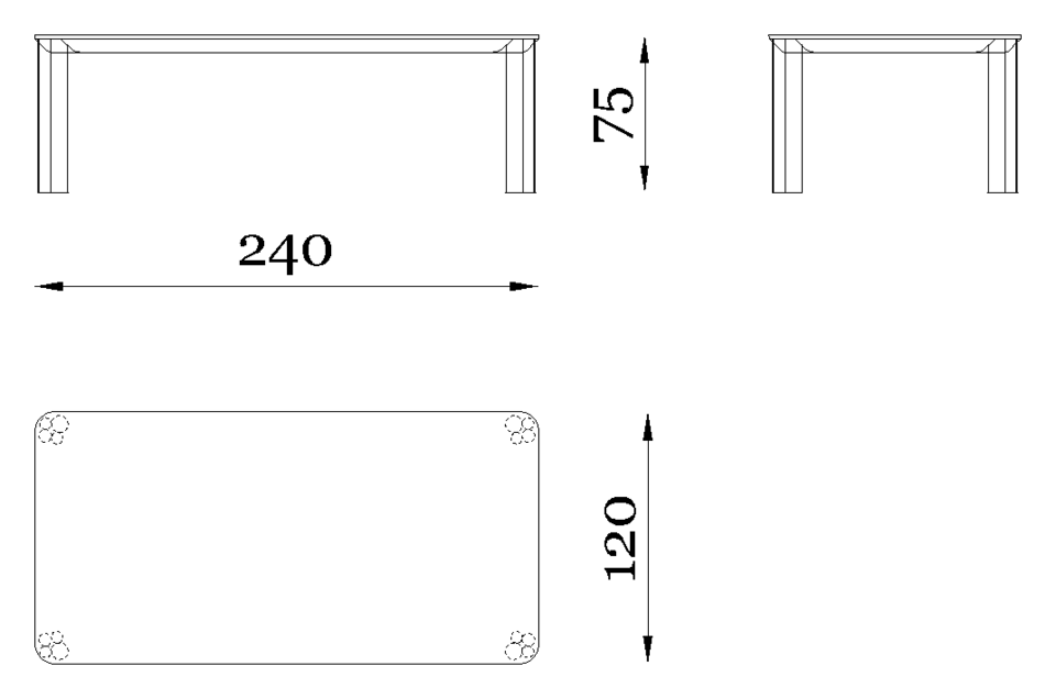 Rugiano Forest Console — Dimensions 2