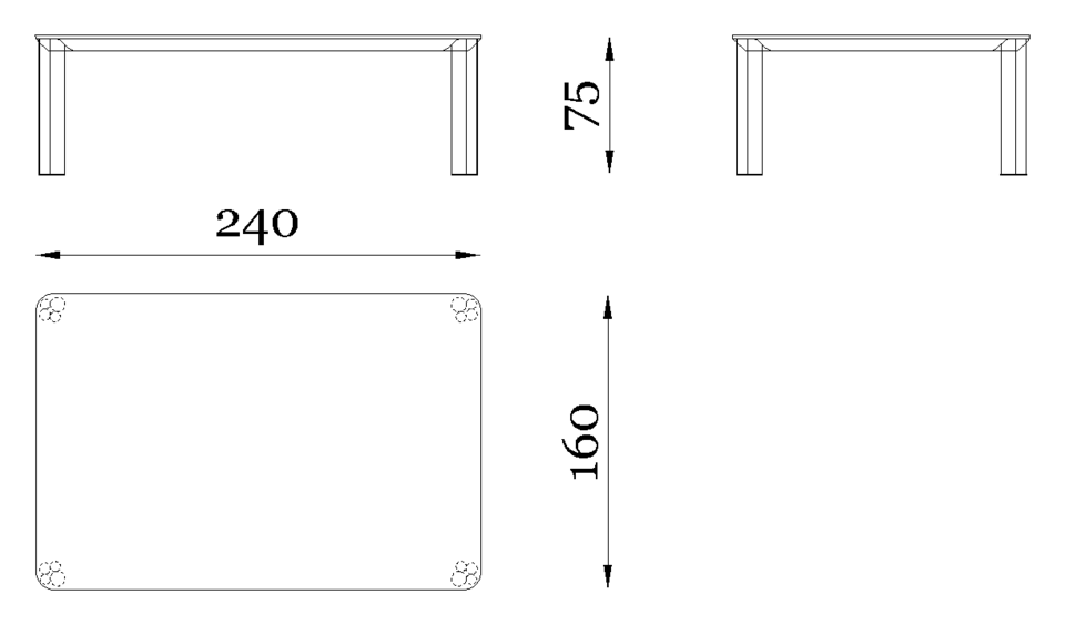 Rugiano Forest Console — Dimensions 3