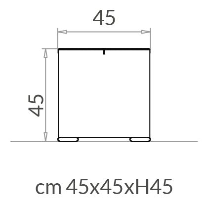 Rugiano Form Zip Bench — Dimensions 1