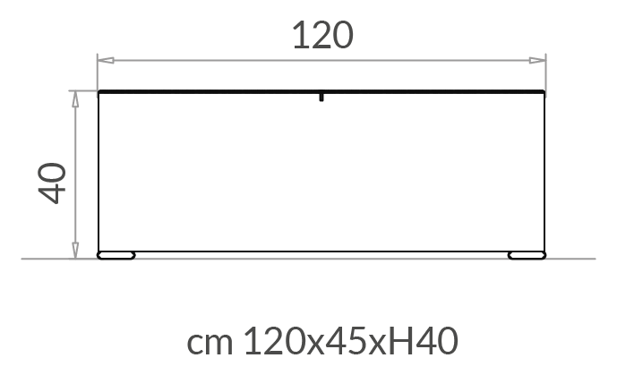 Rugiano Form Zip Bench — Dimensions 3