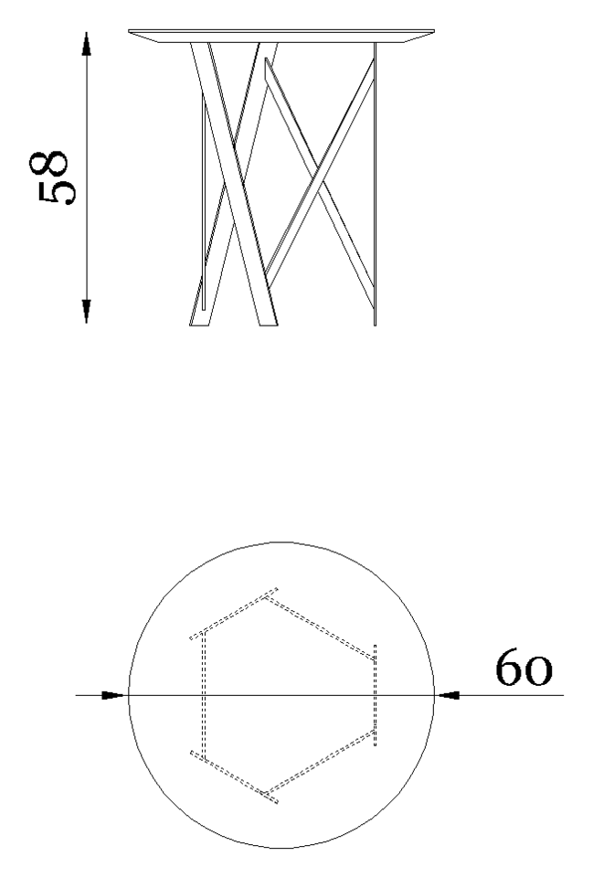 Rugiano Gatsby Coffee table — Dimensions 3