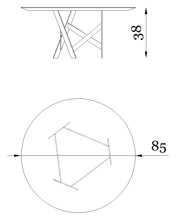 Rugiano Gatsby Coffee table — Dimensions 4