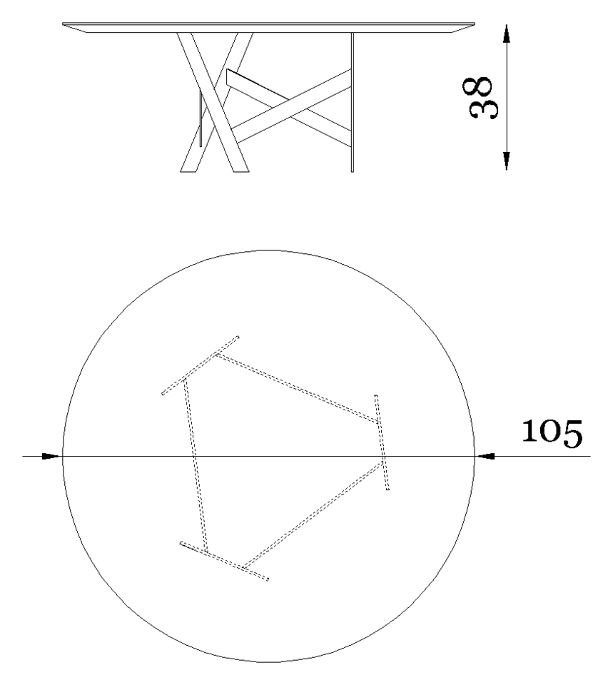 Rugiano Gatsby Coffee table — Dimensions 5