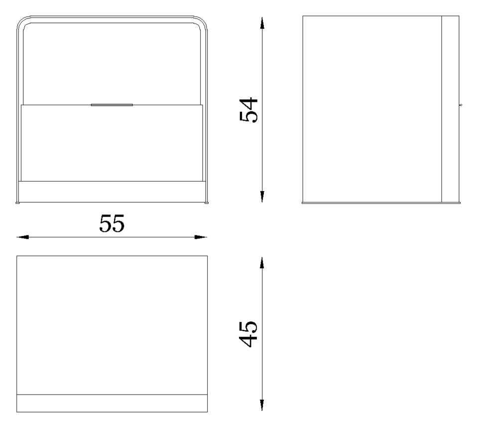 Rugiano Grace Storage — Dimensions 1