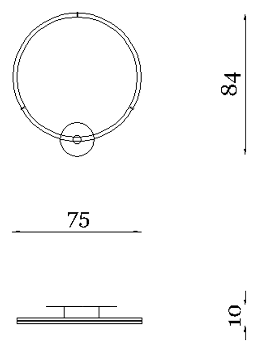 Halo Applique — Dimensions 3