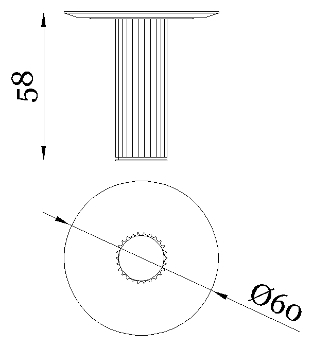 Rugiano Liberty Coffee table — Dimensions 4