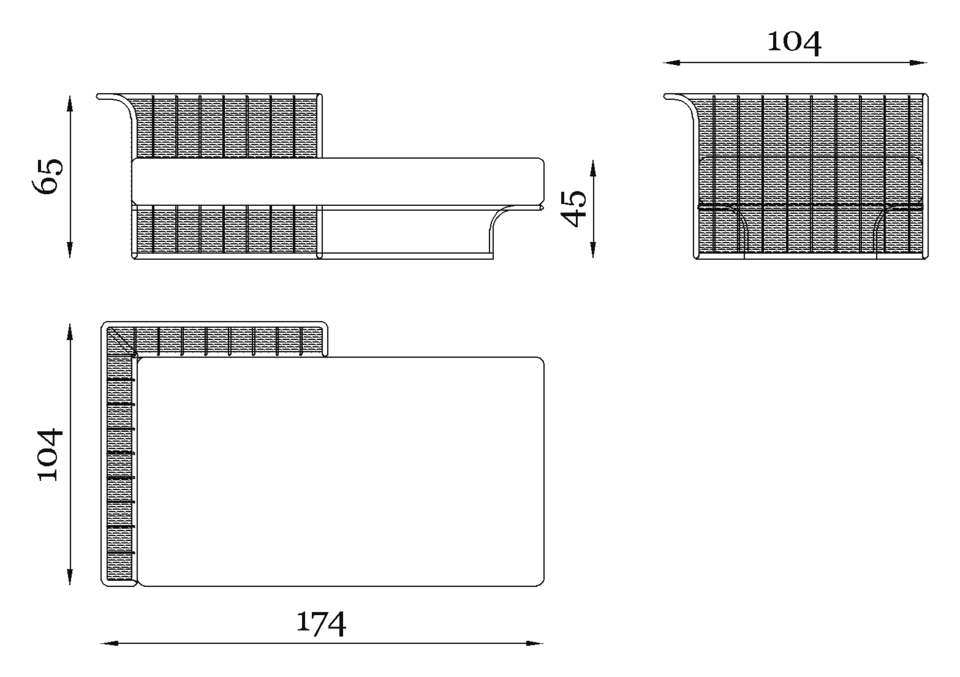 Marina Componibile — Dimensions 1