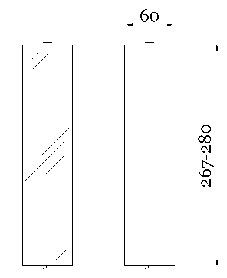 Pannelli Girevoli — Dimensions 1