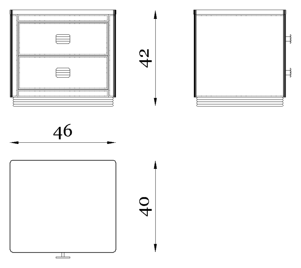 Rugiano Rubik Storage — Dimensions 1