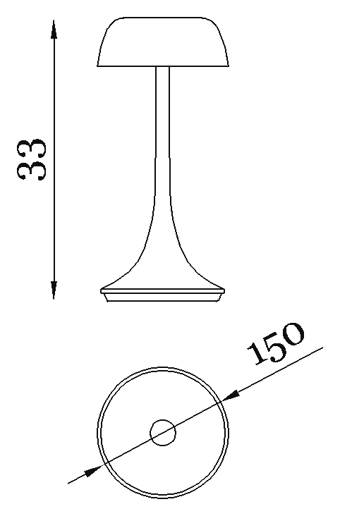 Rugiano Wanda Lighting — Dimensions 1