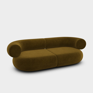 Forest Royal Velvet / 2.5-Seater Modular Sofa / Royal - Forest (0162)