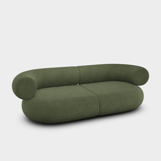 Tarragon Linara Linen / 2.5-Seater Modular Sofa / Linara - Tarragon (100)