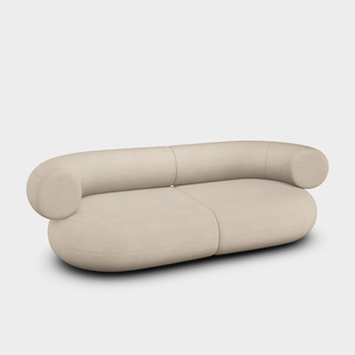 Porridge Linara Linen / 2.5-Seater Modular Sofa / Linara - Porridge (05)