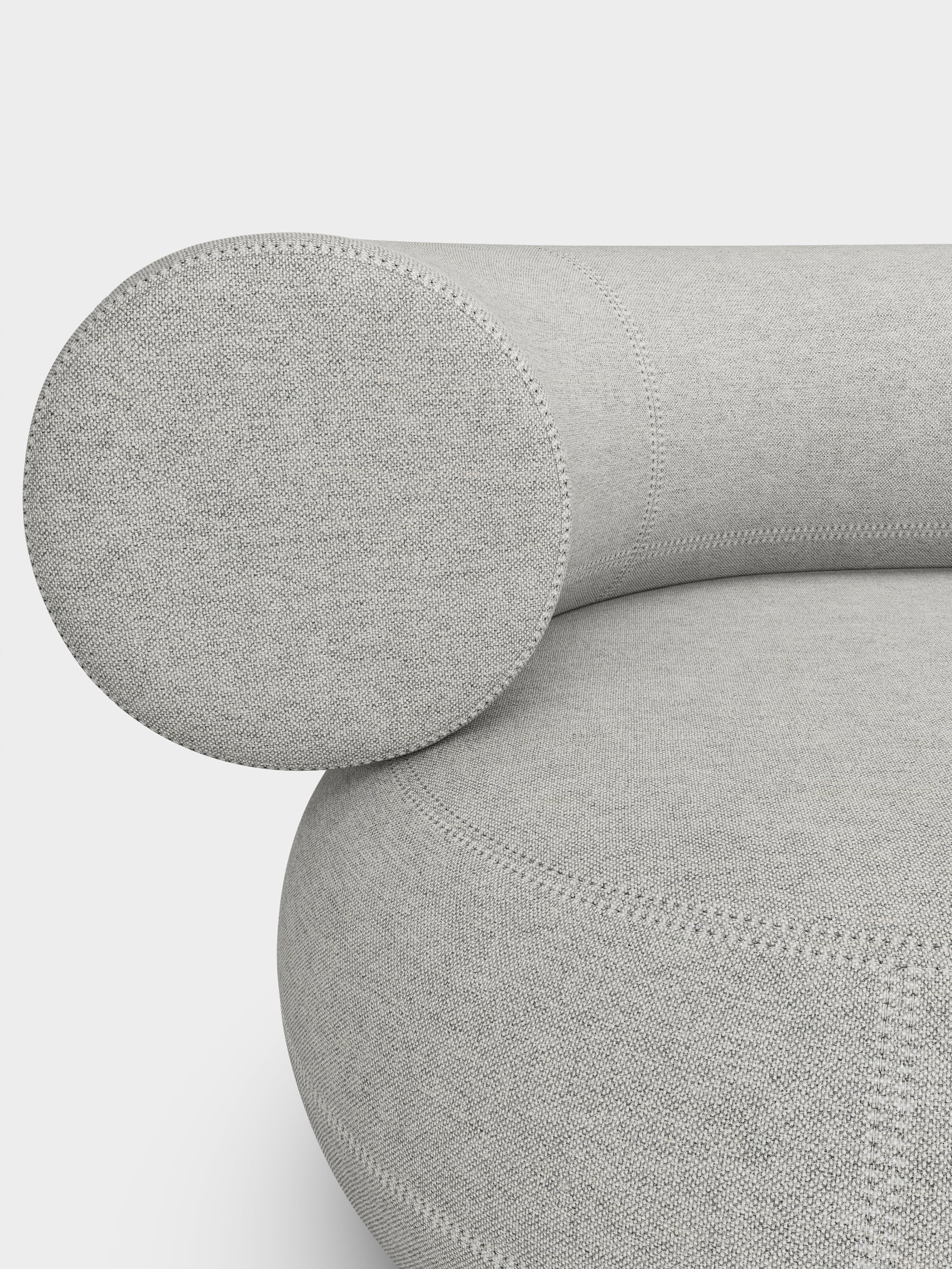 Fat 3-Seater Left Open Modular Sofa