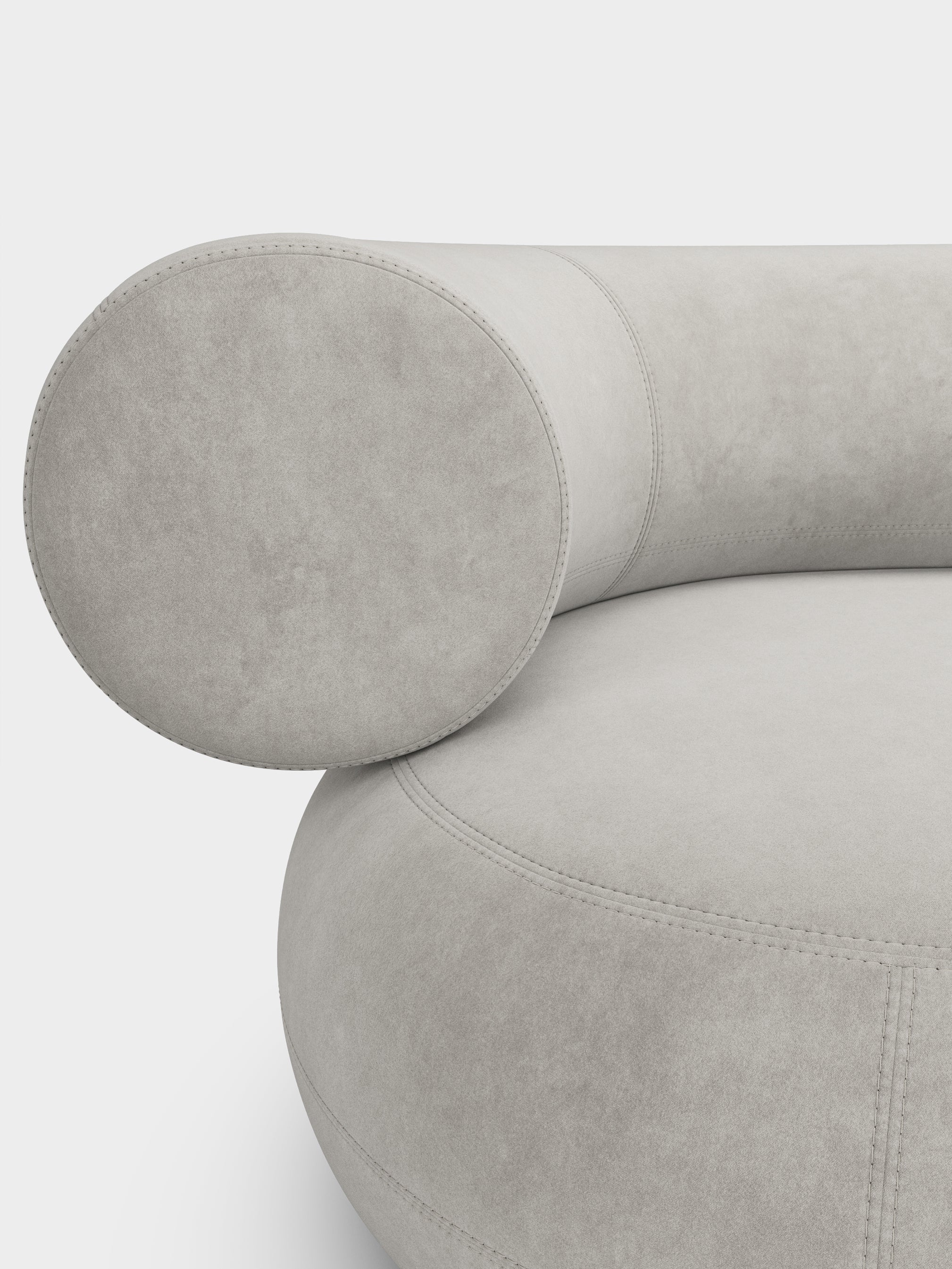 Fat 3-Seater Left Open Modular Sofa