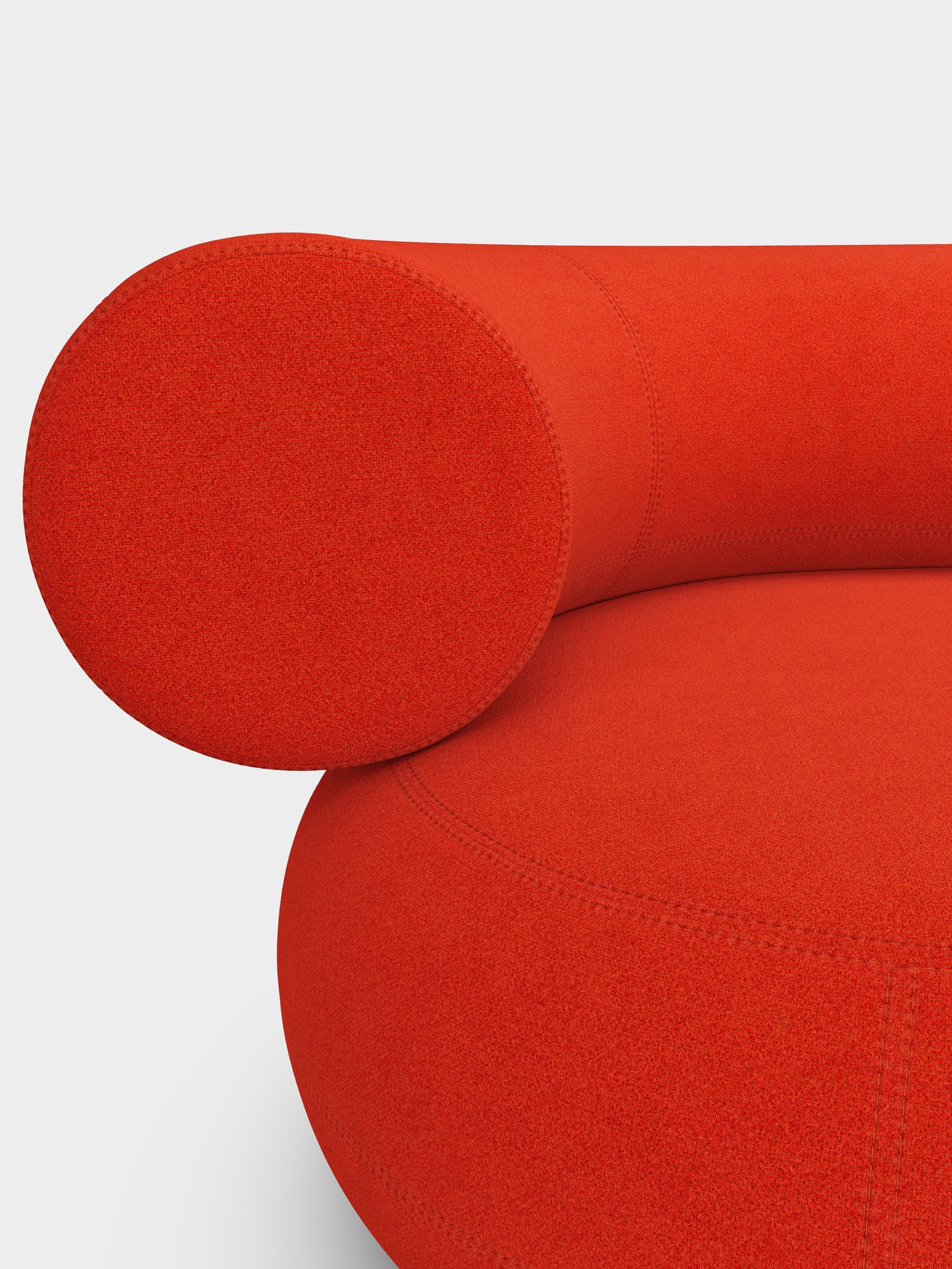 Fat 3-Seater Left Open Modular Sofa