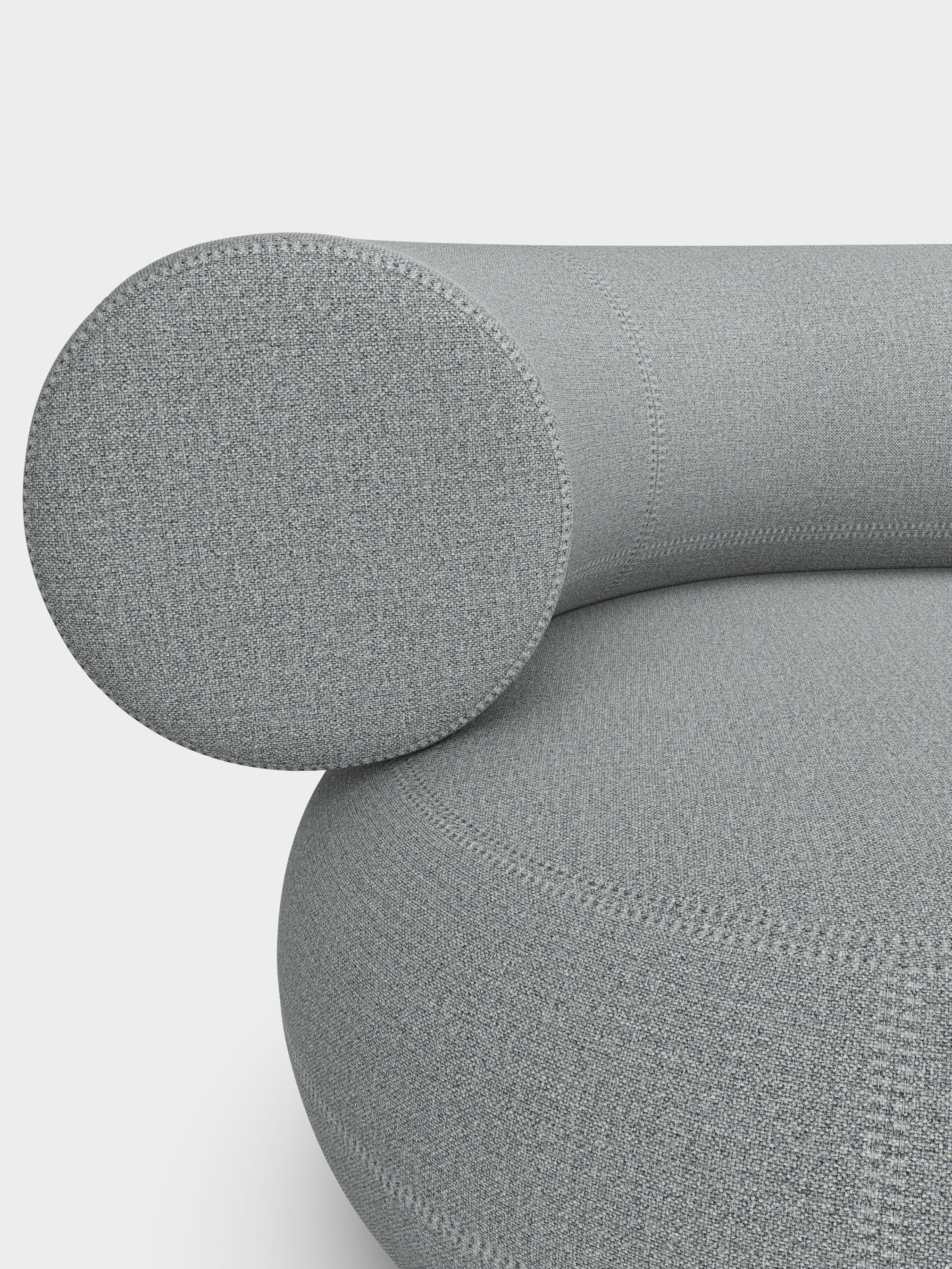 Fat 3-Seater Left Open Modular Sofa