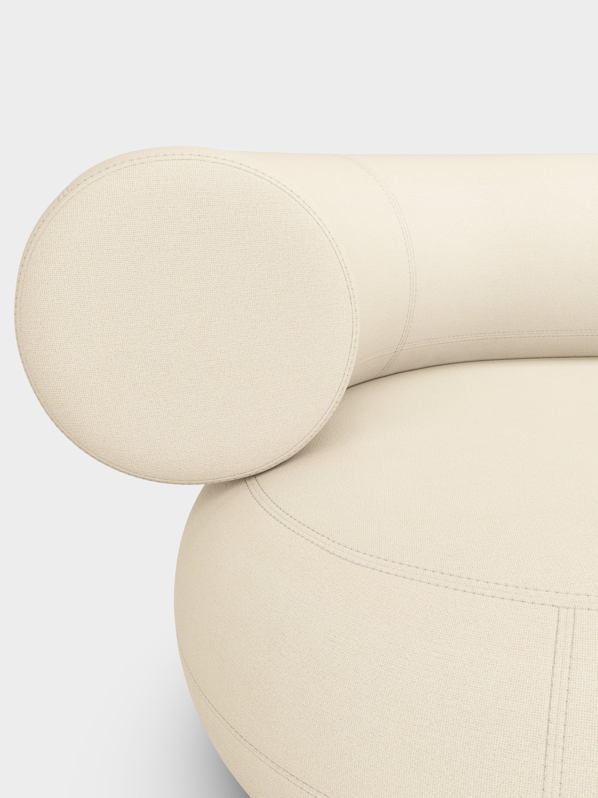 Fat 3-Seater Left Open Modular Sofa