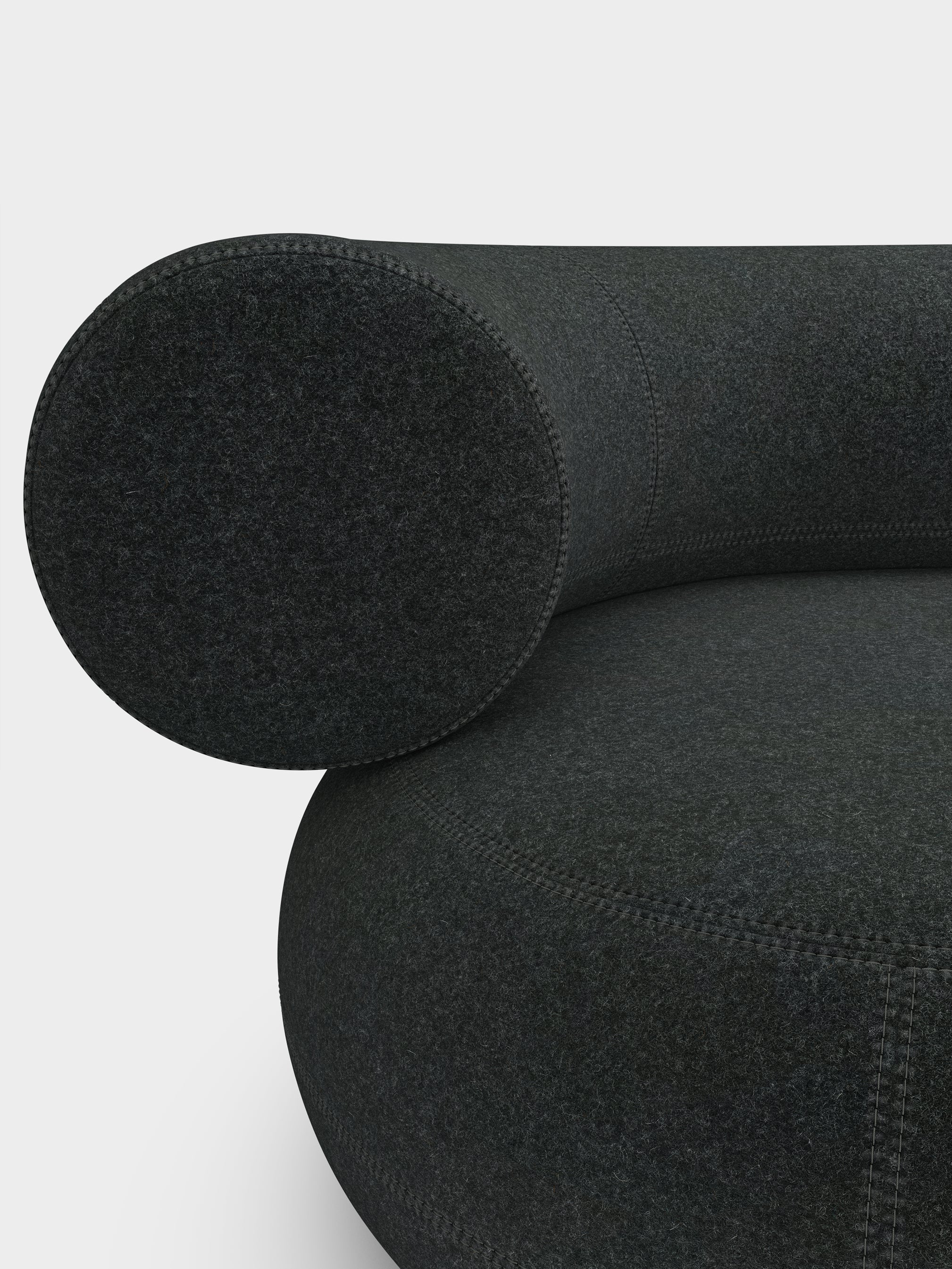 Fat 3-Seater Left Open Modular Sofa
