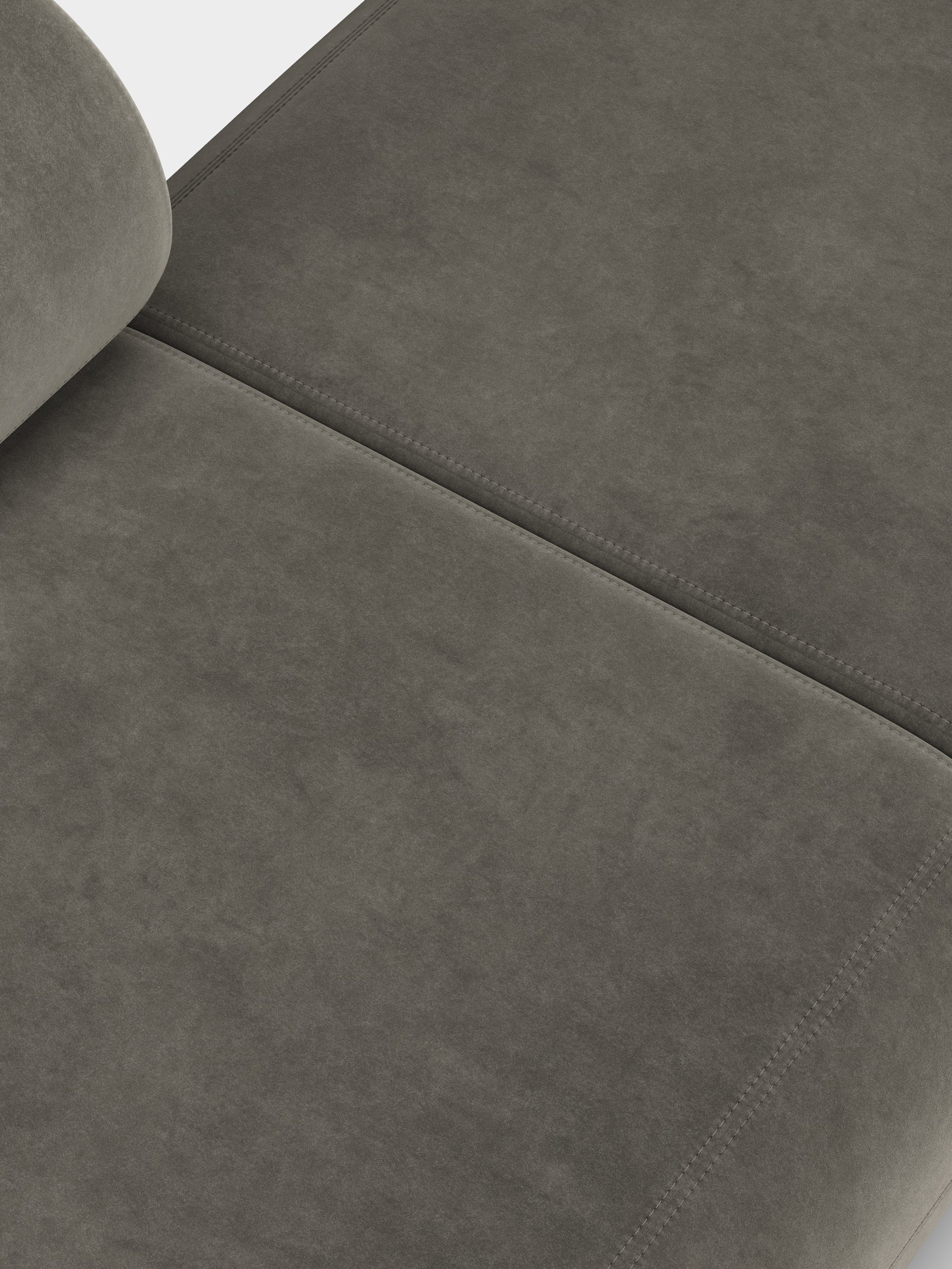 Fat 3-Seater Left Open Modular Sofa
