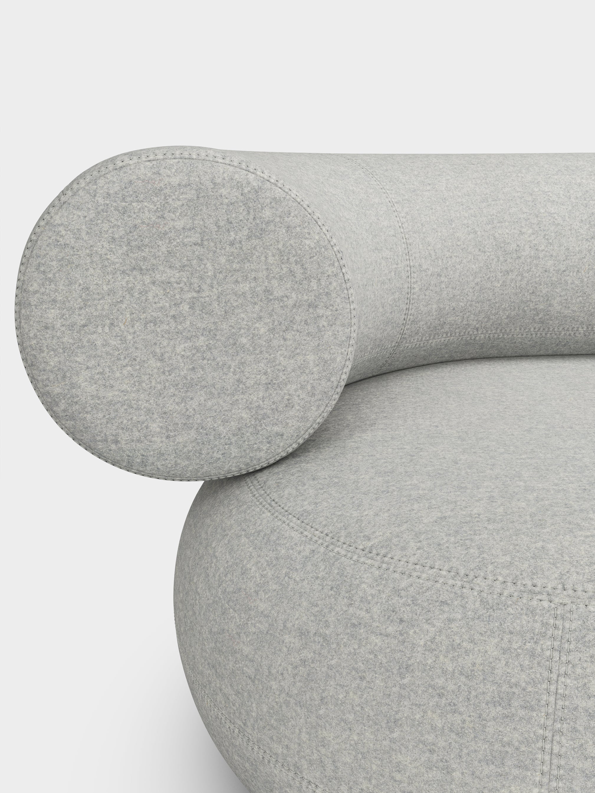 Fat 3-Seater Left Open Modular Sofa