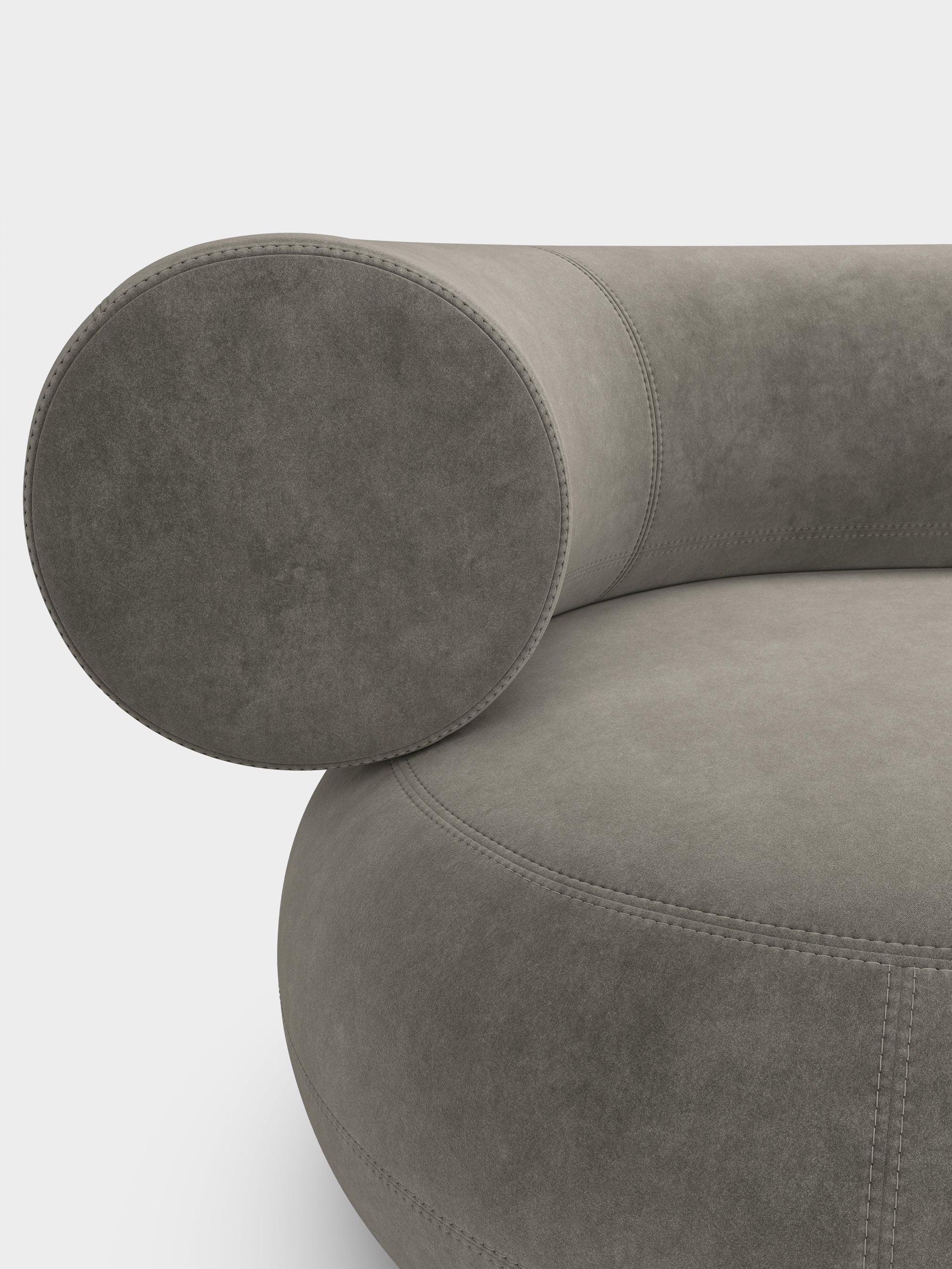 Fat 3-Seater Left Open Modular Sofa