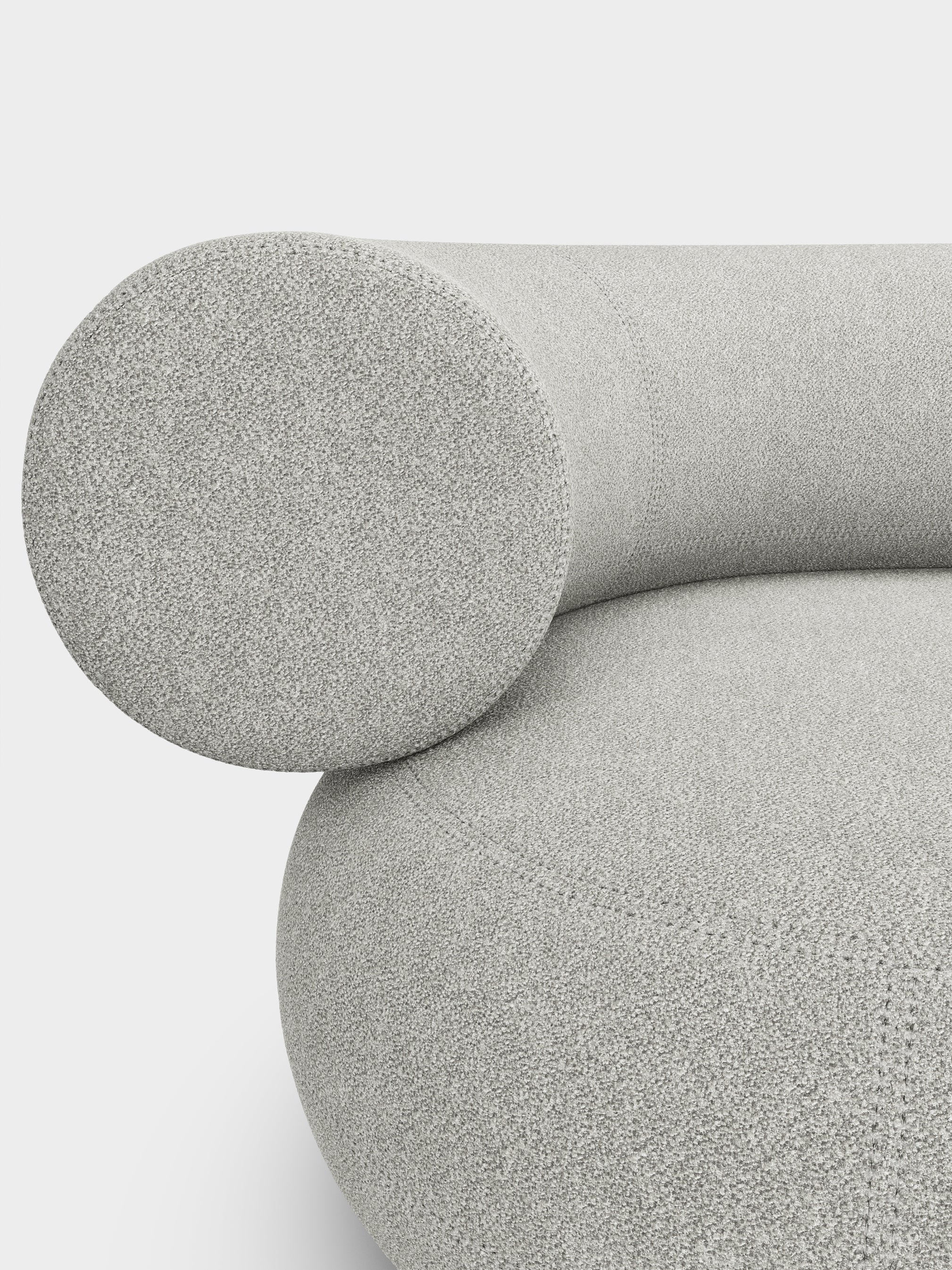 Fat 3-Seater Left Open Modular Sofa