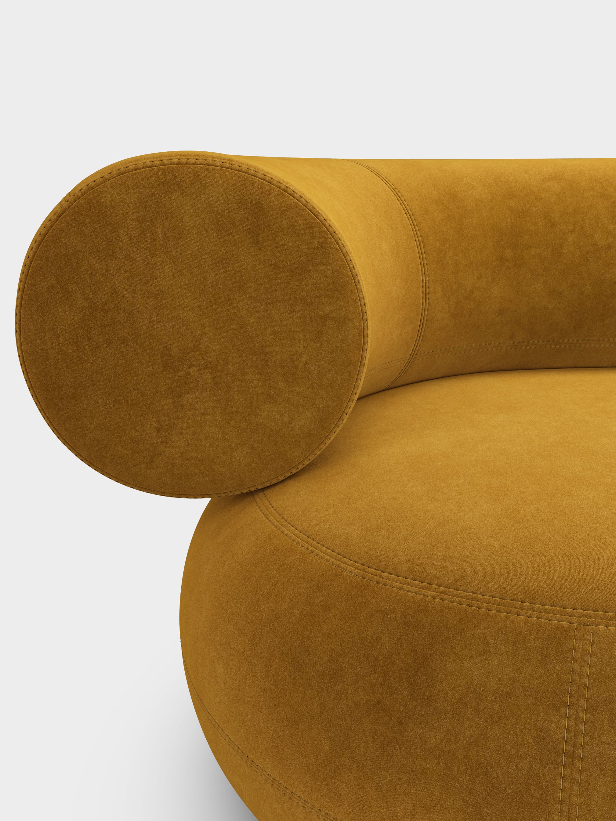 Fat 3-Seater Left Open Modular Sofa