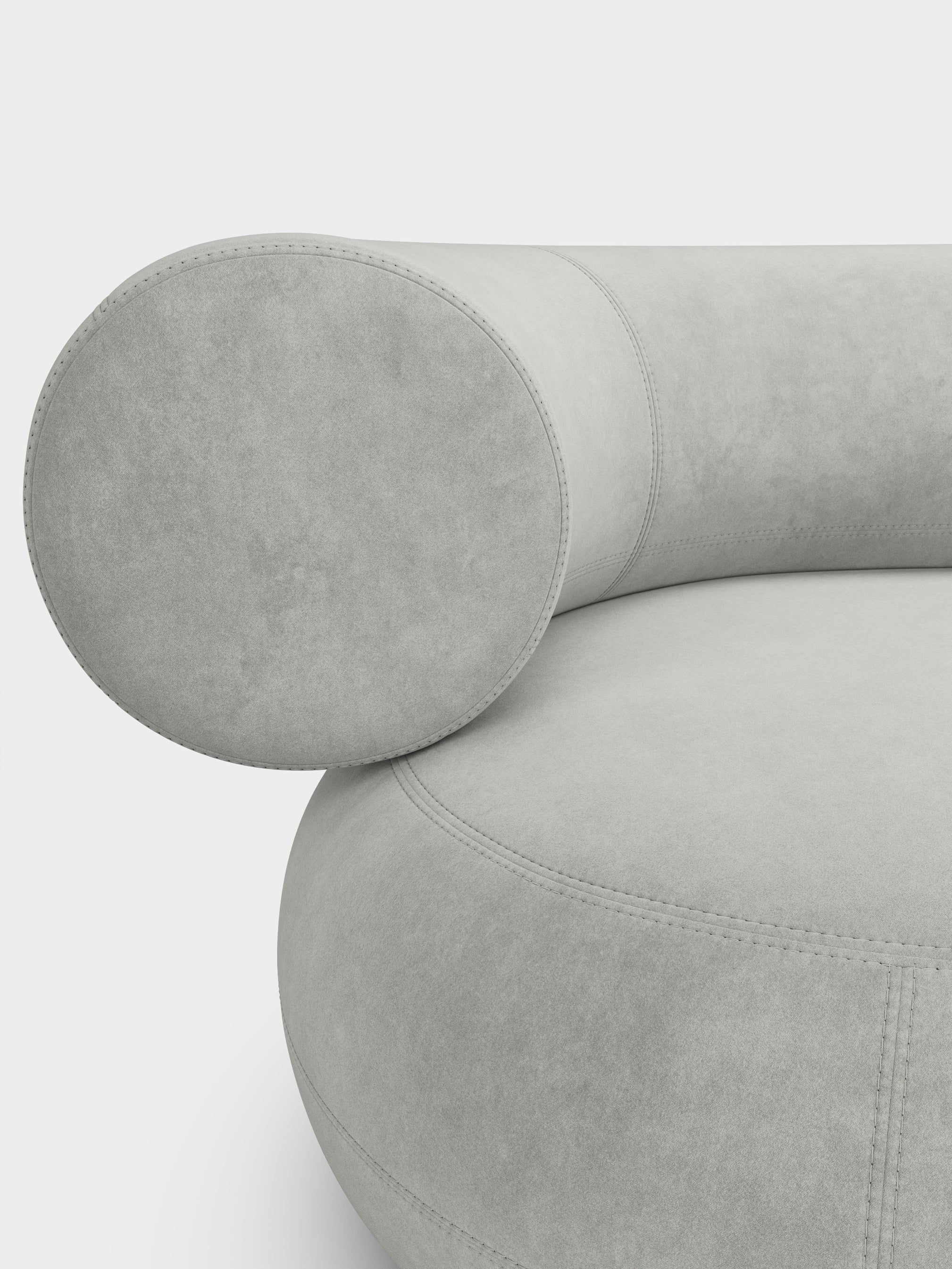 Fat 3-Seater Left Open Modular Sofa