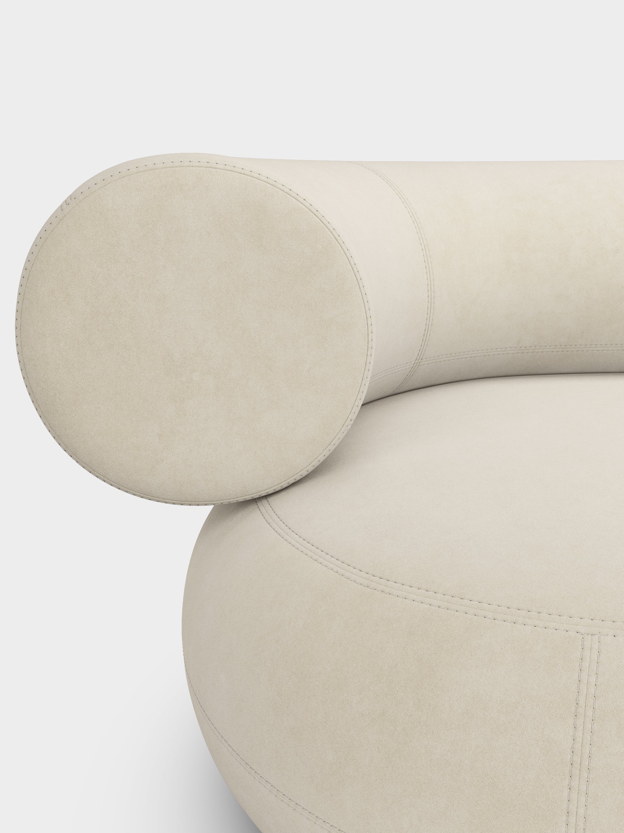 Fat 3-Seater Left Open Modular Sofa