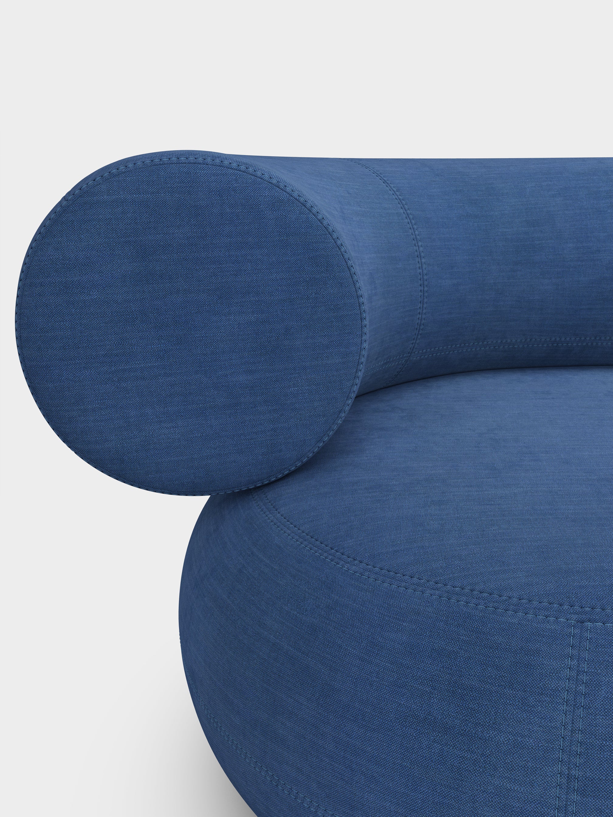 Fat 3-Seater Left Open Modular Sofa