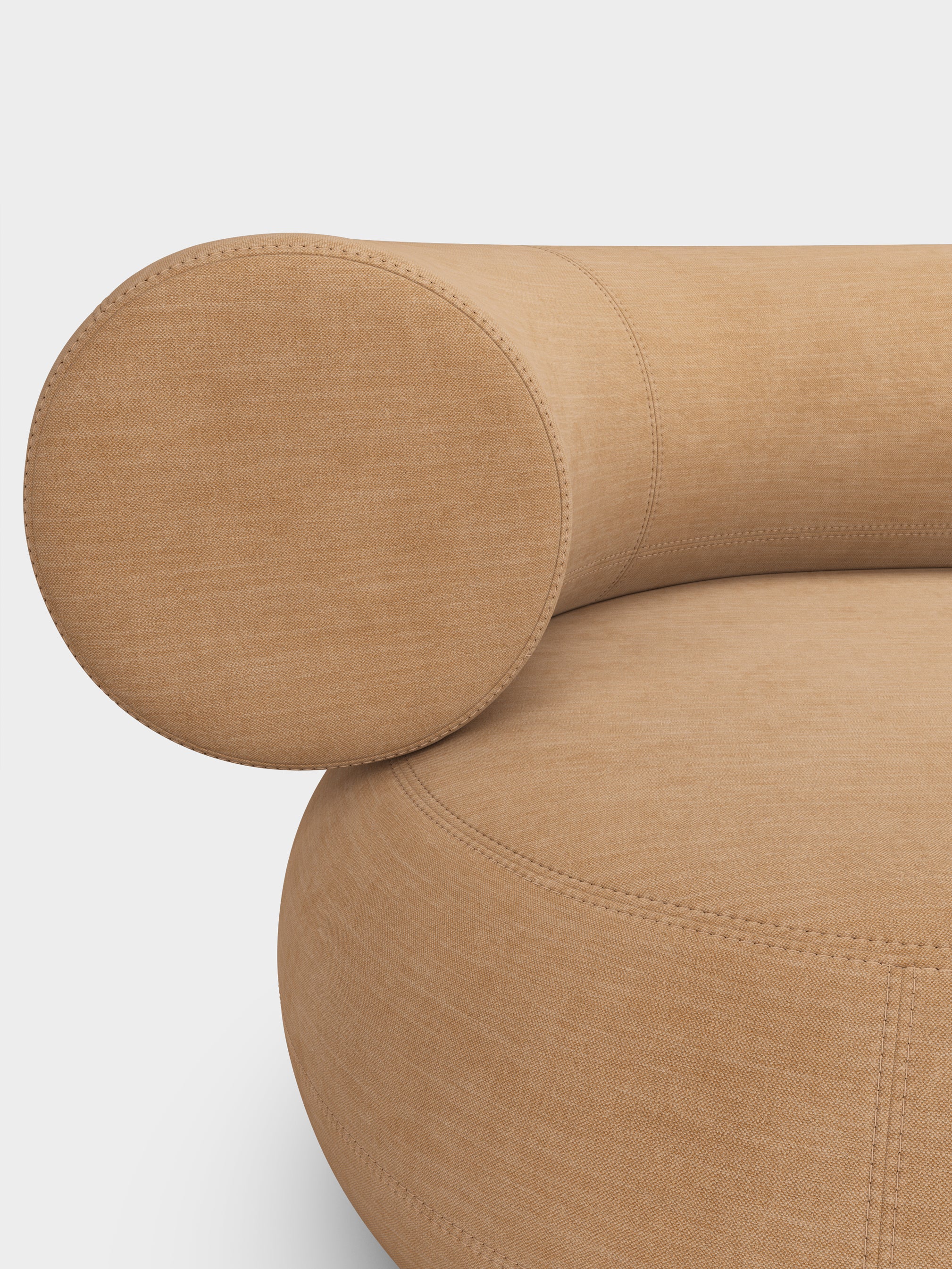 Fat 3-Seater Left Open Modular Sofa